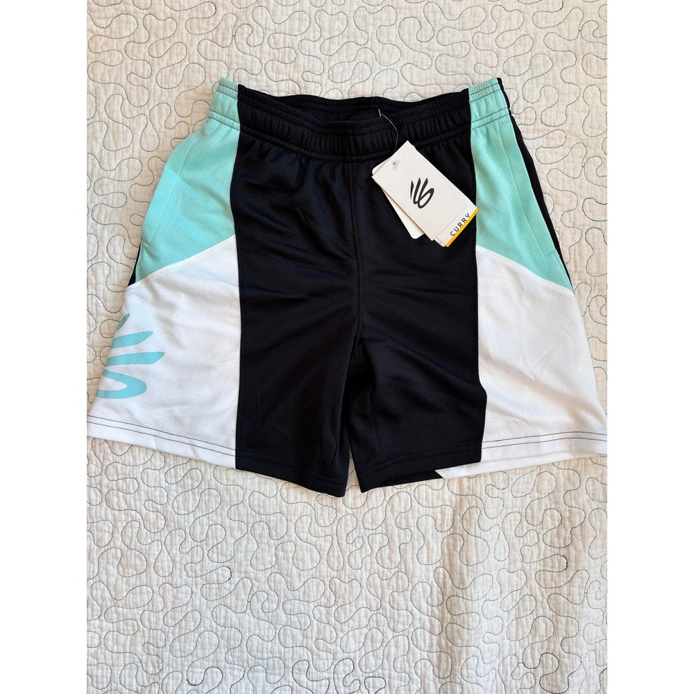 Under Armour Boys‎ Steph Curry Basketball Shorts Size Medium #103